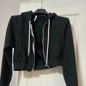 Cropped Zip Up